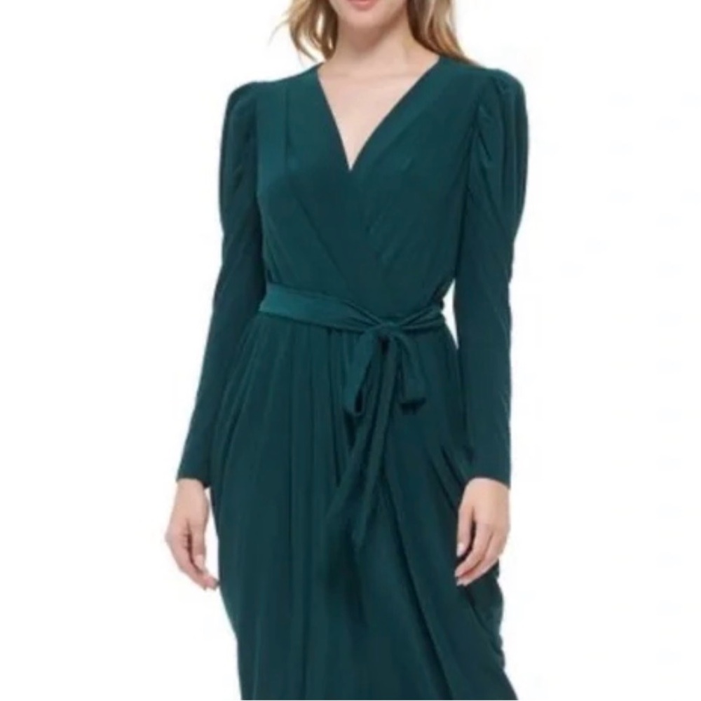 Tommy Hilfiger Woman’s Dark Emerald Green Wrap Dress